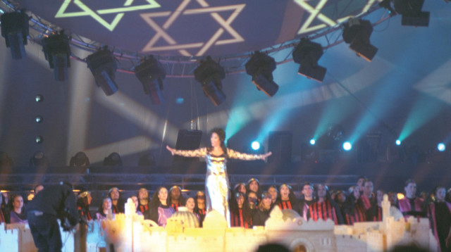 עצמאות 1998, פעמוני היובל  (צילום: עמוס בן גרשום, לע"מ)