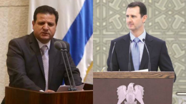 בשאר אסד, איימן עודה (צילום: רויטרס,מרק ישראל סלם)