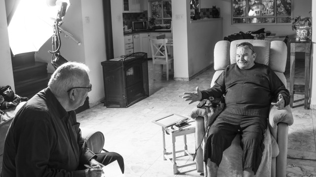 יעקב ארז ומרדכי חיימוביץ (צילום: יוסי אלוני)