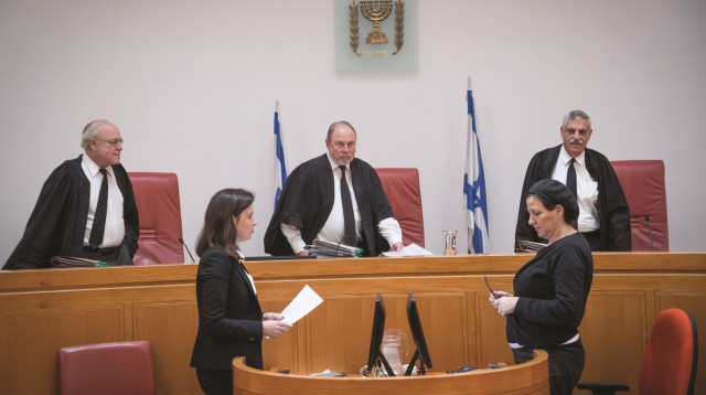 הרכב בג"ץ (צילום: יונתן זינדל, פלאש 90)