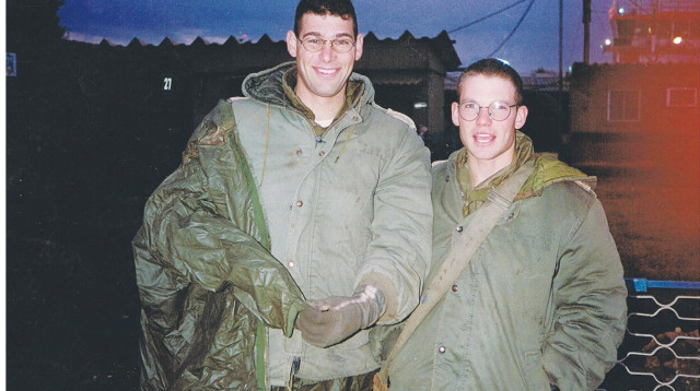 ירמי כהן וערן חי פרץ (צילום: דובר צה"ל)