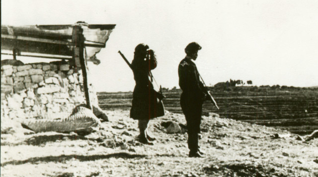 הקרב על כפר עציון (צילום: בית ספר שדה כפר עציון)