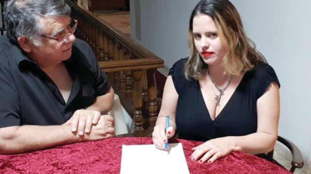 יוסי שוכמכר ובתו דנה  (צילום: צילום פרטי)