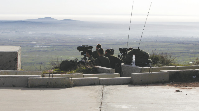 חיילים ברמת הגולן (צילום: AFP)