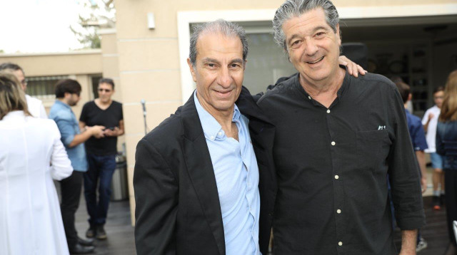 אבי קושניר, ששון גבאי (צילום: רפי דלויה)