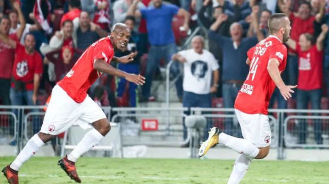 וואקמה ושהר חוגגים (צילום: דני מרון)