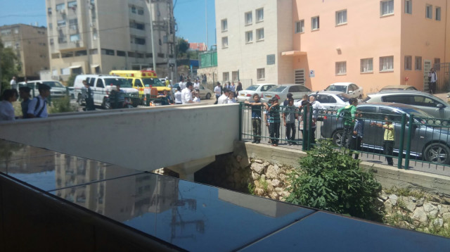 זירת מותו של הפעוט ברכסים (צילום: דוברות איחוד הצלה)