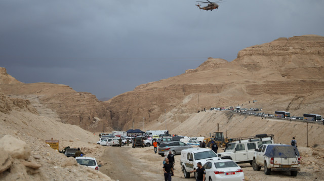 אזור האסון בנחל צפית (צילום: הדס פרוש, פלאש 90)