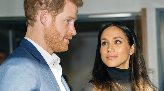 הנסיך הארי ומייגן מרקל (צילום: AFP)