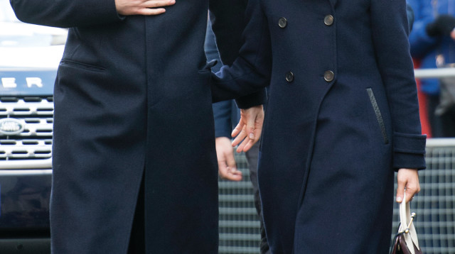 הנסיך הארי ומייגן מרקל (צילום: AFP)