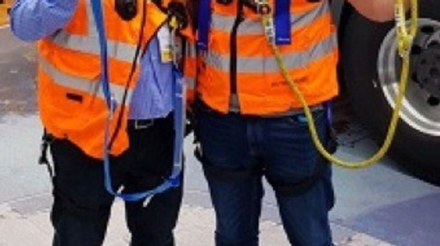 אפוד ייחודי לשמירה על חיי הפועל בגובה (צילום: יח"צ)