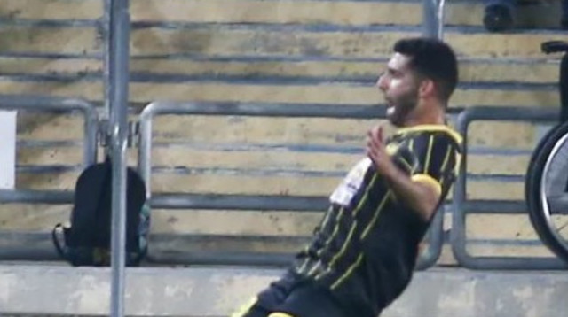 חן עזרא. כבש בארבעת המשחקים האחרונים של בית"ר (צילום: דני מרון)