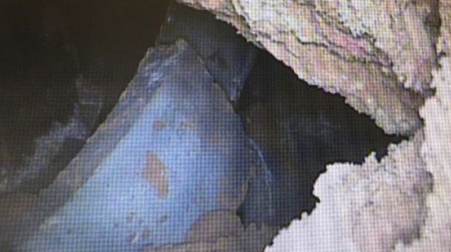 תקיפת מנהרה בעזה (צילום: דובר צה"ל)