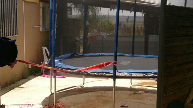 פעוטה טבעה בבריכה פרטית בדרום (צילום: דוברות המשטרה)