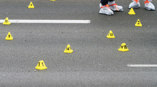 זירת רצח (צילום: רוני שיצר, פלאש 90)