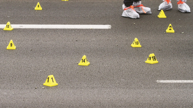 זירת רצח (צילום: רוני שיצר, פלאש 90)