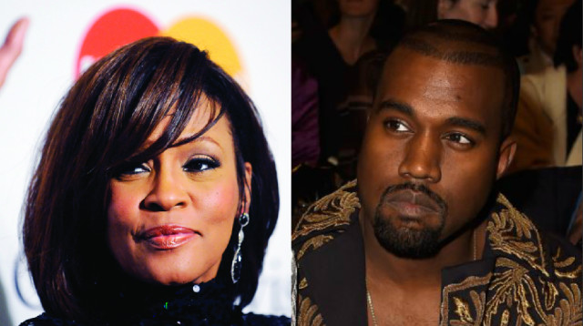 קניה ווסט, וויטני יוסטון (צילום: Getty images, רויטרס)