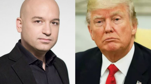 דונלד טראמפ ומואב ורדי (צילום: רויטרס,ויקיפדיה)