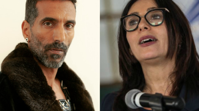 מירי רגב, יוסי צברי (צילום: מיכאל יאני,פלאש 90)