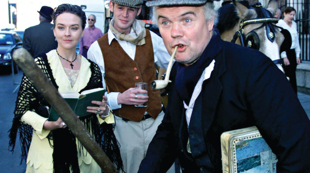 אירוע בלומסדיי בדבלין (צילום: רויטרס)