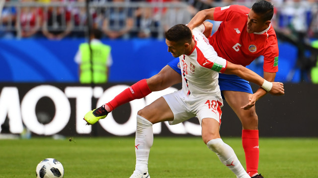 סרביה - קוסטה ריקה (צילום: AFP)
