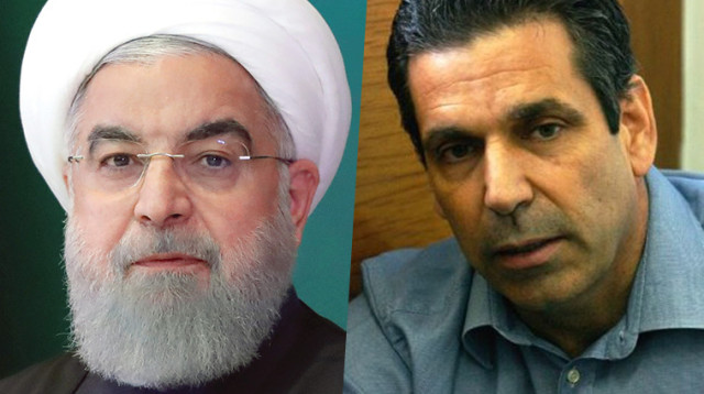 גונן שגב, חסן רוחאני (צילום: רויטרס)