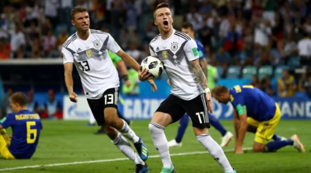 גרמניה מנצחת את שבדיה (צילום: Getty images)