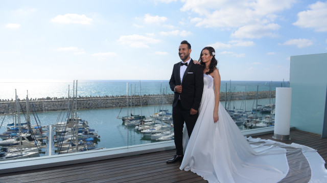 דודו אהרון ונטלי לוי (צילום: קמליה אמנות הצילום)