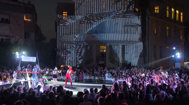 לילה לבן בתל אביב (צילום: אבשלום ששוני)