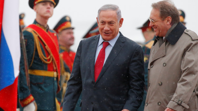 מיכאל בוגדנוב וראש הממשלה נתניהו (צילום: רויטרס)