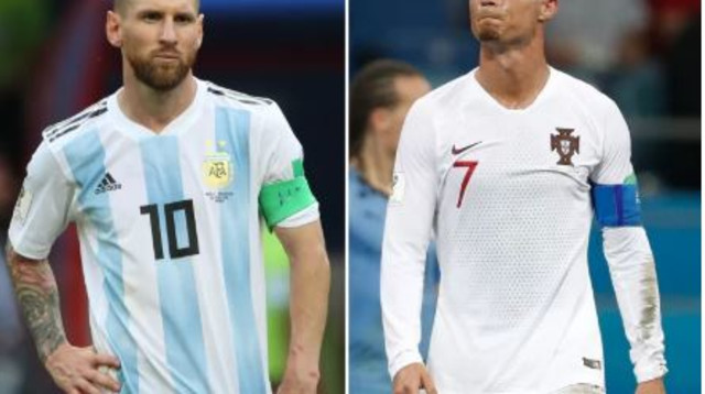 מסי ורונאלדו  (צילום: AFP)