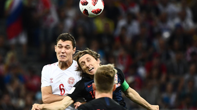 קרואטיה - דנמרק (צילום: AFP)