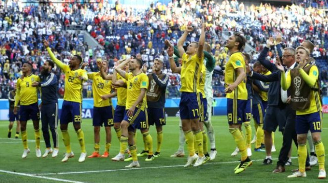 נבחרת שבדיה  (צילום: Getty images)