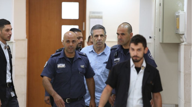 גונן שגב מגיע לבית המשפט (צילום: עמית שאבי, פול)