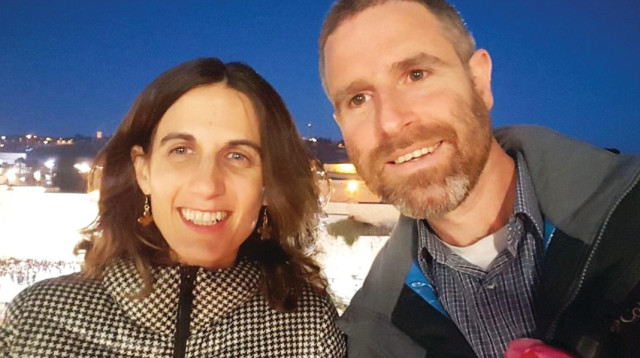 נתן מאיר ואשתו זהר (צילום: צילום פרטי)