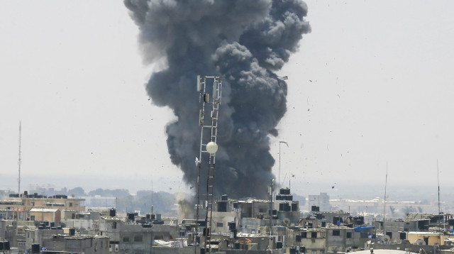 תקיפת צה"ל ברצועת עזה (צילום: AFP)