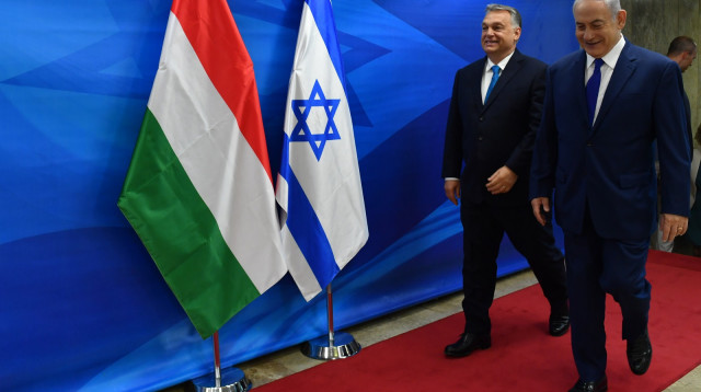 בנימין נתניהו, ויקטור אורבן (צילום: קובי גדעון, לע"מ)