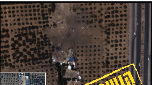 תוצאות תקיפת צה"ל ברצועה (צילום: דובר צה"ל)