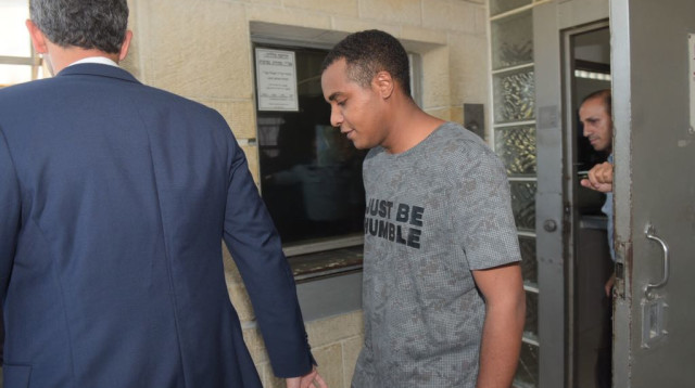 יונתן היילו משתחרר מהכלא (צילום: אבשלום ששוני)