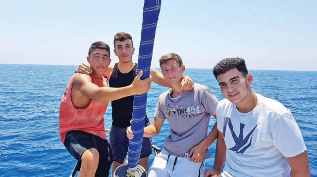 ההפלגה לקפריסין (צילום: בית ספר קציני ים אורט אשדוד)