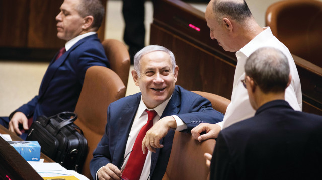 בנימין נתניהו בכנסת (צילום: הדס פרוש , פלאש 90)