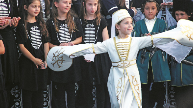 הפסטיבל הצ'רקסי בריחניה (צילום: מאור בכר)