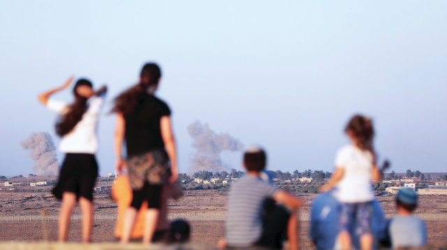 גבול ישראל-סוריה (צילום: רויטרס)