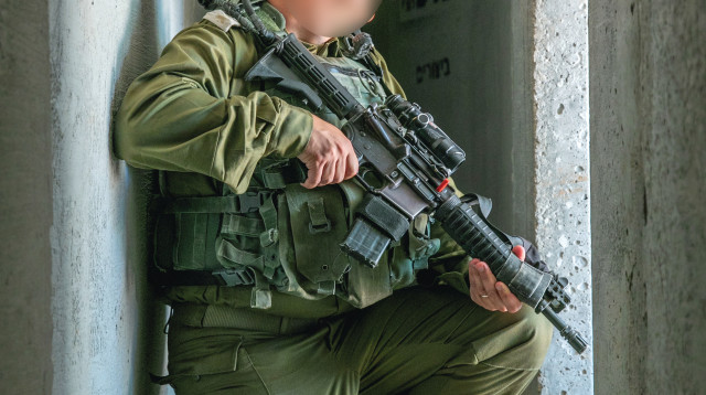 סא"ל א', מפקד יחידת המנהרות של יהל"ם (צילום: יוסי אלוני)