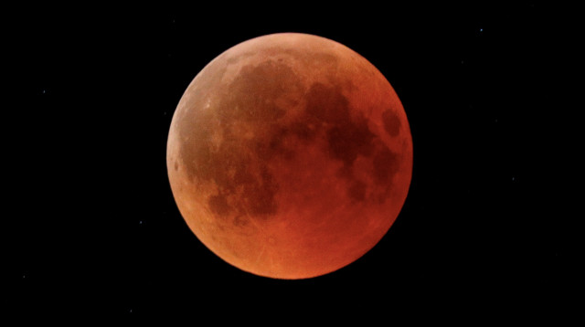 ליקוי ירח בישראל (צילום: רויטרס)