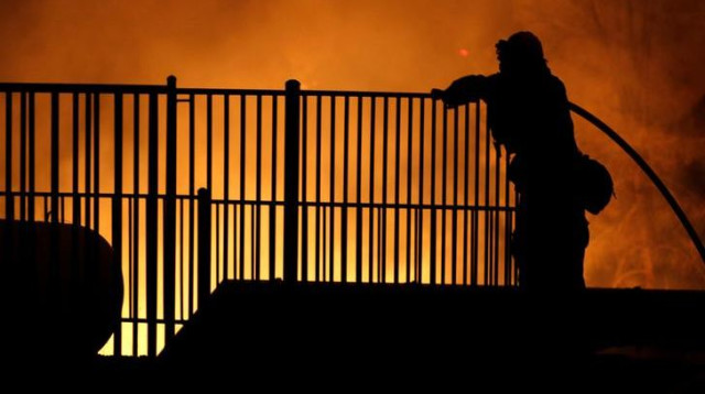 שריפת הענק בקליפורניה (צילום: רויטרס)