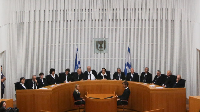 שופטי בית המשפט העליון (צילום: מרק ישראל סלם)