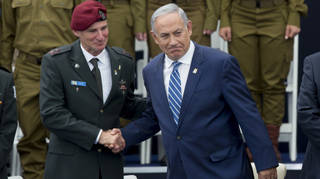 בנימין נתניהו, יאיר גולן (צילום: יונתן זינדל, פלאש 90)