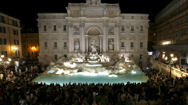 מזרקת טרווי ברומא (צילום: רויטרס)