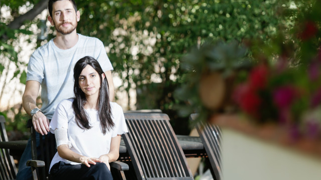 בן ערמון ורוני כהן (צילום: ניר קידר)